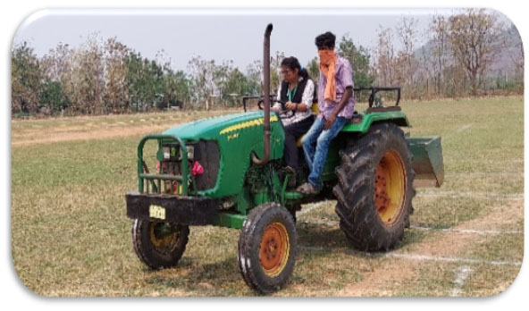 Educating Student on Tractor Driving